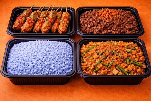 Raya Package #2 with Sambal Pengantin Tahu Tempeh & Kacang Panjang